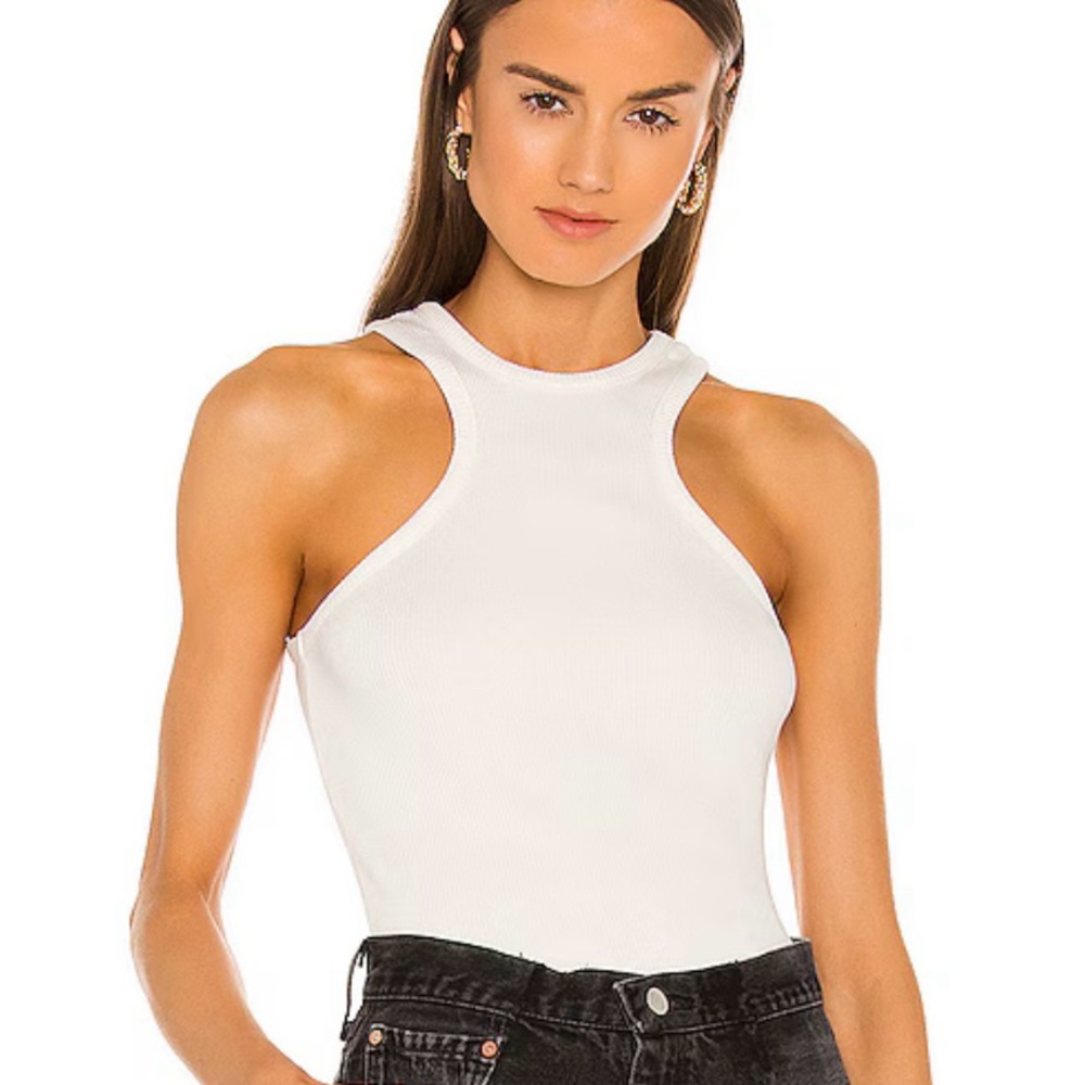 AGolde Organic Cotton White Top size small